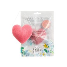 Foto van Lady Green Sponge for face rose
