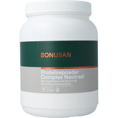 Bonusan Proteinepoeder complex neutraal 400 gram - Overige vitaminen/mineralen