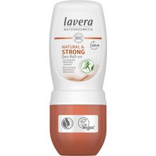 Foto van Lavera Deodorant roll-on natural & strong bio EN-IT