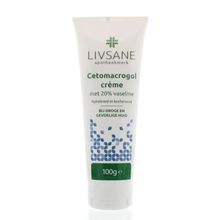 Foto van Livsane Cetomacrogol creme & 20% vaseline