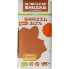 Foto van Chocolatemakers Brazil karamel 30% vegan demeter bio