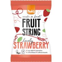 Peak`s Fruitsnoep string aardbei glutenvrij