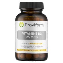 Foto van Proviform Vitamine D3 - 25 mcg (1000IE)