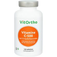 Foto van Vitortho Vitamine C-500 met 25 mg bioflavonoïden