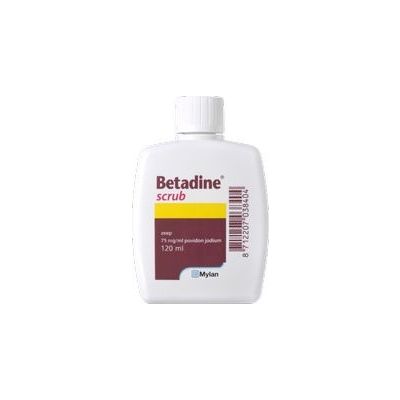 Foto van Betadine Scrub
