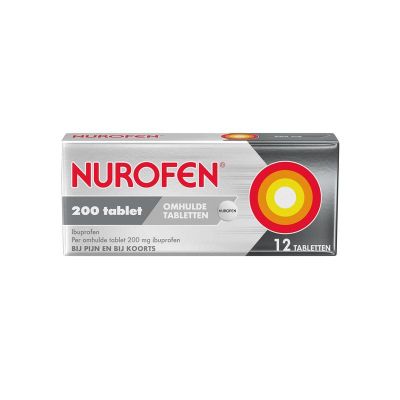 Nurofen 200 mg Nurofen 200 mg 12 tabletten - Pijnstillers