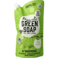 Marcel's GR Soap Afwasmiddel basilicum & vertivert gras navulling