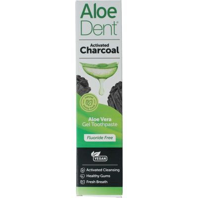 Foto van Aloe dent tandpasta charcoal