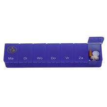 Able 2 Pillendoos 1 week transparant blauw Foto van Able 2 Pillendoos 1 week transparant blauw