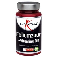 Foto van Lucovitaal Foliumzuur + vitamine D3 tabletten