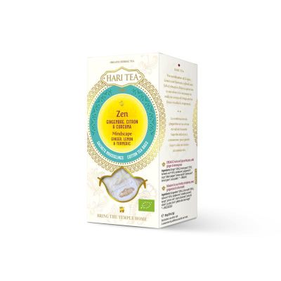Foto van Hari Tea Ginger lemon & tumeric mindscape ginger bio
