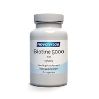 Nova Vitae Biotine 5000mcg keratine alfa