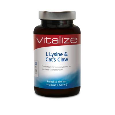 Vitalize L-Lysine & cats claw 90 tabletten - Overige vitaminen/mineralen