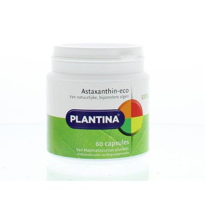 Plantina Astaxanthine eco 60 capsules - Overige vitaminen/mineralen