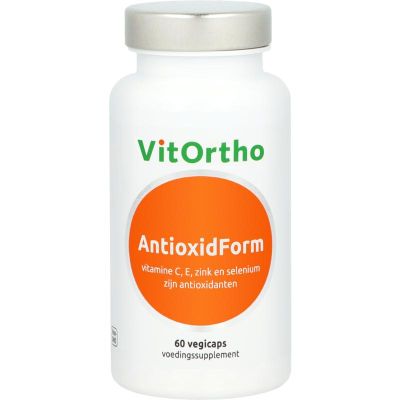 Vitortho Antioxidant formule met astaxanthine Vitortho Antioxidant formule met astaxanthine 60 Vegetarische capsules - Antioxidanten
