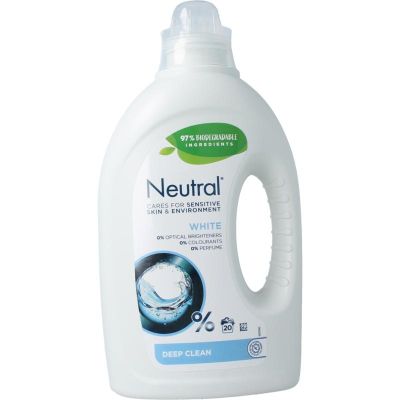 Neutral Wasmiddel wit Neutral Wasmiddel wit 1000 Milliliter - Wasmiddel