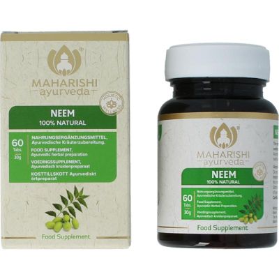 Maharishi Ayurv Neem ayurvedisch enkelvoudig kruid natuurlijk 60 tabletten - Ayurveda