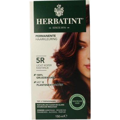 Herbatint 5R Licht koper kastanje 150 Milliliter - Haarkleuring
