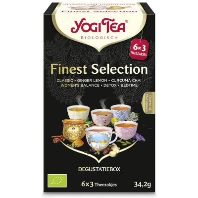 Yogi Tea Finest selection 3 x 6 stuks