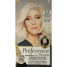 Foto van Loreal Preference 11.21 ultra licht parelmoer asblond
