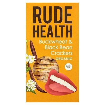 Rude Health Boekweit zwarte bonen crackers