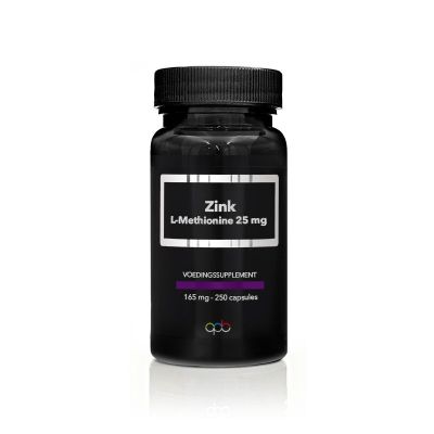 Apb Holland zink methionine puur 250 capsules - Mineralen multi