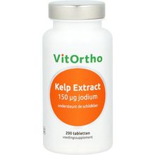 Foto van Vitortho Kelp extract - 150 mcg jodium