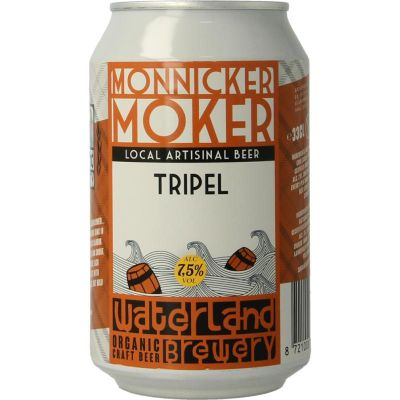 Waterland Tripel monnicker moker bio 330 Milliliter - Dranken