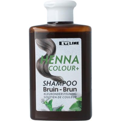 Henna Cure & Care Shampoo colour + bruin 300 Milliliter - Shampoo