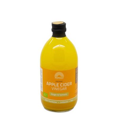 Mattisson Organic apple cider vinegar ginger bio 500 Milliliter - Overig reform/levensmiddelen