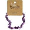 Afbeelding van Splitkralen armband amethyst op kaart