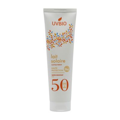 Uvbio Sunscreen SPF 50 Bio (water resistant) Foto van Uvbio Sunscreen SPF 50 Bio (water resistant)