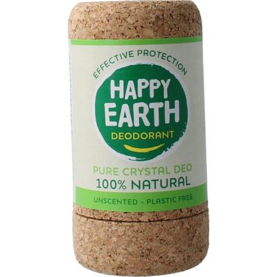 Happy Earth Pure crystal deodorant unscented 90 gram - Deodorant