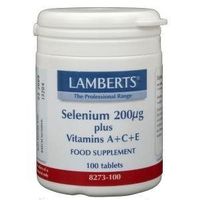 Lamberts Selenium 200 mcg met vitamine A C E