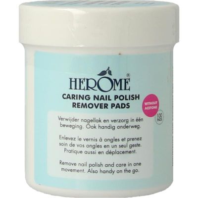 Herome Nagellak remover pads caring