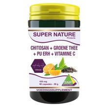 Foto van SNP Chitosan groene thee pu erh thee vitamine C 435 mg