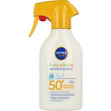 Nivea Sun kids sensitive spray SPF50+ Foto van Nivea Sun kids sensitive spray SPF50+