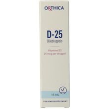 Foto van Orthica Vitamine D-25 oliedruppels