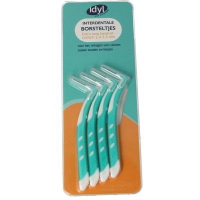 Idyl Interdentale borstel conisch extra lang XL 2.5 - 3 4 stuks - Mondhygiene