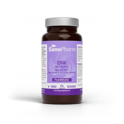 Sanopharm Zink 15 mg & koper 1 mg