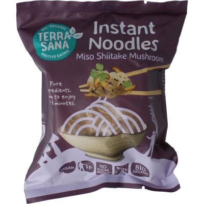 Foto van Terrasana Instant noodles shiitake mushroom