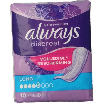 Always Discreet maandverband long