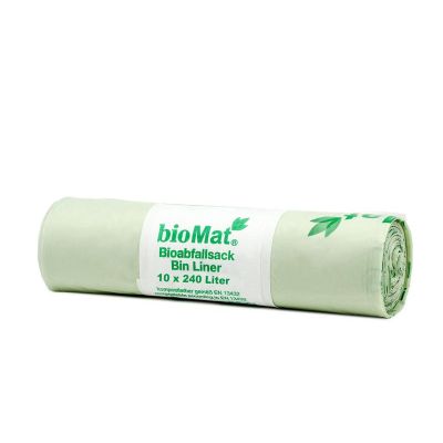 Foto van Biomat Wastebag compostable 240 liter