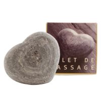 Aleppo Soap Co Massage hart leisteen zwart