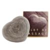 Afbeelding van Aleppo Soap Co Massage hart leisteen zwart