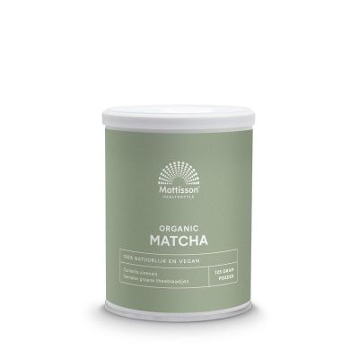 Foto van Mattisson Absolute matcha poeder instant bio