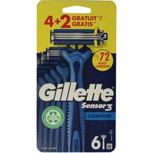 Foto van Gillette Sensor 3 comfort wegwerpmesjes