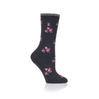 Heat Holders Ladies ultra lite socks bellis charcoal 4-8