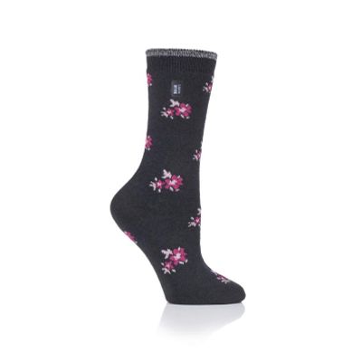 Heat Holders Ladies ultra lite socks bellis charcoal 4-8 1 paar - Kleding/ondergoed