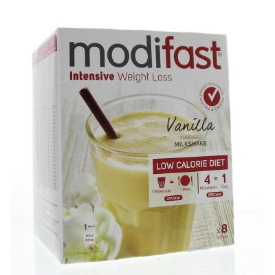 Modifast Intensive milkshake vanille 8 stuks